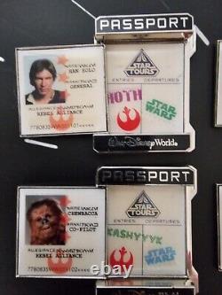 2011 Disney Star Wars Weekends LE 300 Passport Pin Set Rare Limited Edition