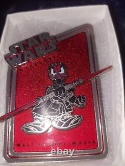 2011 Star Wars Weekends Donald Duck As Darth Maul Limited Edition of 1977 Pin