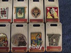 2021 Disney Artfully Evil Complete 12 Pin Limited Edition Set