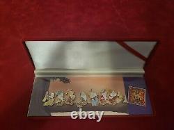 8 PIN SET Disney SNOW WHITE AND THE 7 DWARFS LE Limited Edition Red Box