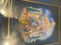 Brand New Disneyland Build The Dream Framed Pin Set Limited Edition