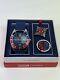 Citizen Eco Drive Marvel Limited Edition Spider Man Watch Aw2050-49w Pin Set