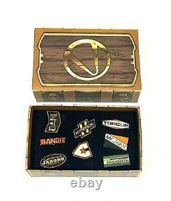 Collectible Borderlands Level 50 Limited Edition Golden Loot Chest pin set