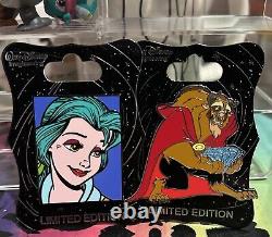 DISNEY IMAGINEERING Beauty &The Beast LIMITED EDITION 250 Pin LotWithGIFT WRAP