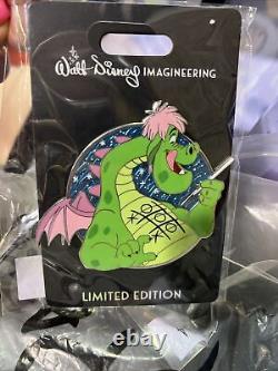DISNEY PIN WDI LIMITED EDITION 300 DRAGONS PROFILE ELLIOT in hand d23 pete's