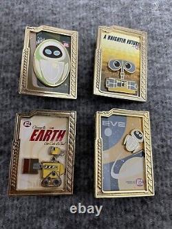 DISNEY PIN WDW LIMITED EDITION 500 WALL-E AND EVA Opening Day 2008 Set