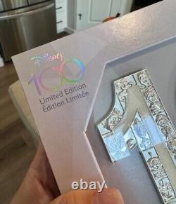 Disney100 Platinum Celebration Finale Jumbo Pin Set 3-Pc Limited Edition To 4000