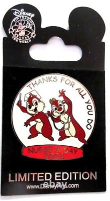 Disney 2003 Chip and Dale Nurses Day Pin Limited Edition of 2500