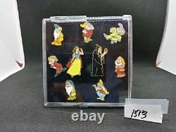 Disney 9 Pin Set Snow White 1990's Limited Edition Seven Dwarfs, Snow White RARE