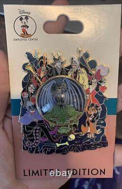 Disney DEC Snow Globes Disney Villains Pin Limited Edition 250 2021 maleficent
