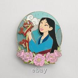 Disney Fantasy Pin Heroine Moments Mulan and Mushu Blue Variant LE 25