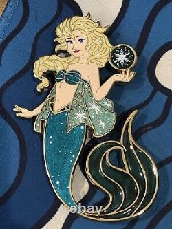 Disney Fantasy Pin Queen Elsa Designer Mermaid Limited Edition LE 50 Frozen