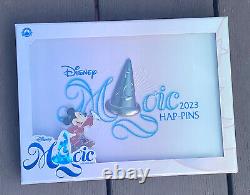 Disney Magic Hap-pins Sorcerer Mickey and Hat 2 Pin Set LE 300 Limited Edition