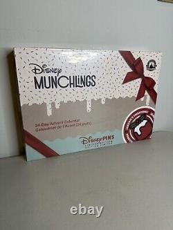 Disney Munchlings 24-Day Advent Calendar Mystery Pin Set 2023 Limited Edition