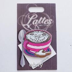 Disney Parks Cheshire Cat Character Latte Limited Edition 3000 Pin