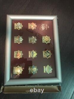 Disney Pavilions of Epcot Framed Pin Set Limited Edition 500 Countries 2000 Rare