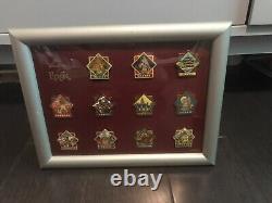 Disney Pavilions of Epcot Framed Pin Set Limited Edition 500 Countries 2000 Rare