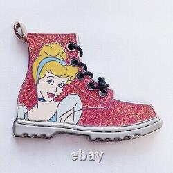 Disney Shopping Cinderella Glitter Laced Boot Shoe Pin Limited Edition 500