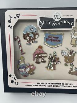 Disney Silly Symphony 90th Anniversary Pin Set Limited Edition 1000 NEW 2019