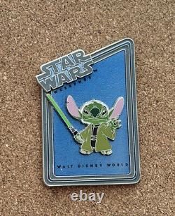 Disney Star Wars Weekends 2013 Stitch Yoda Pin- Limited Edition Of Only 1977