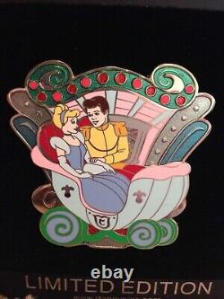 Disney Store Carousel Ride Pin Limited Edition 125 Cinderella Prince Charming