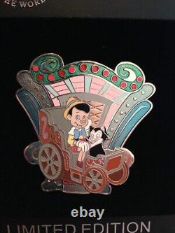 Disney Store Carousel Ride Pin Limited Edition 125 Pinocchio Figaro