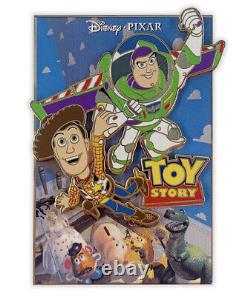Disney Store Pixar Toy Story 25th Anniversary Pin Set Limited Edition 1600