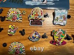 Disney Three Caballeros 21 Pins Postcard Rare Art Limited Edition No Reserve