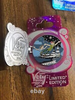 Disney Trading Pin Lot of 7 Limited Edition Ursula Mickey Christmas Party Epcot