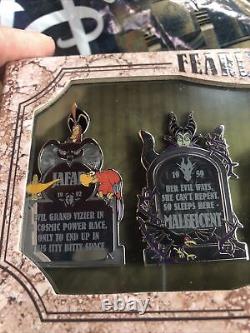Disney Villains Fearly Departed Boxed Pin Set Brand New Limited Edition