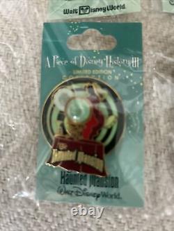 Disney WDW Piece of Disney History III 8 Pin Lot! Limited Edition