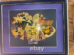 Disney's California Adventure Limited Edition Framed GIANT PIN 075/900