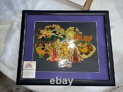 Disney's California Adventure Limited Edition Framed GIANT PIN 075/900