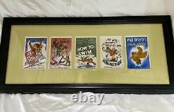 Disney's Goofy Cartoon Short Poster Framed Pin Set Limited Edition 2400