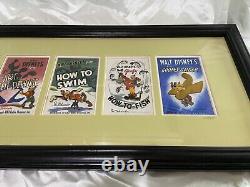 Disney's Goofy Cartoon Short Poster Framed Pin Set Limited Edition 2400