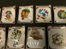 Disneyana Convention 13 Piece Pin Set Rare Limited Edition