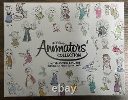 Disneys Animator's Collection 6 pin set. Limited Edition of 1300