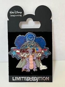 Figment white glove patriotic epcot Disney pin limited edition of 500