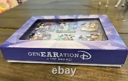 GenEARation D Boxed Set 6 Trading Disney Pins LE 1100 Limited Edition D23 Pins
