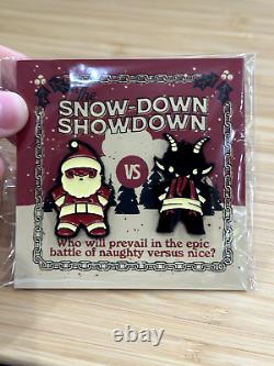 Gideon's Bakehouse Snow Down Krampus 2021 Holiday Pin Limited Edition Sealed