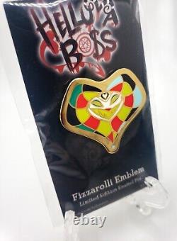 Helluva Boss Fizzarolli Emblem Enamel Pin LIMITED EDITION SOLD OUT! RARE