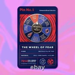 Kurzgesagt In a Nutshell Wheel of Fear Pin Limited Edition NEW JUST RELEASED