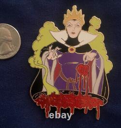 LIMITED EDITION 300 evil queen paint drip jumbo disney pin