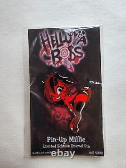 Limited Edition Pin-Up Millie Pin Vivziepop Helluva Boss