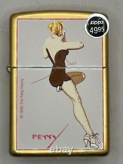 Limited Edition Vintage 1998 Petty Pin Up Girl Memphis Belle Zippo Lighter NEW