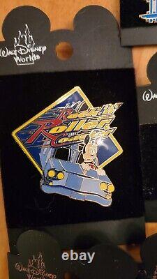 Lot Of 24 Disney Pins Space Mountain Thunder Mountain Limited Edition New Rare