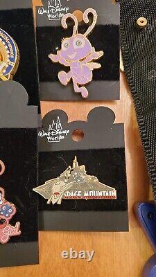 Lot Of 24 Disney Pins Space Mountain Thunder Mountain Limited Edition New Rare