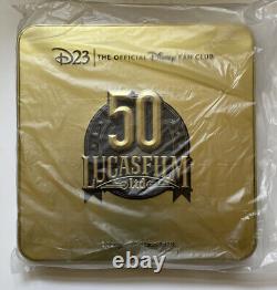 NEW Disney D23 Exclusive Lucasfilm 50th Anniversary Limited Edition 6 Pin Set