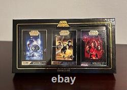 NEW Disney Star Wars Poster Prequel Trilogy 3 Pin Set Limited Edition 3000
