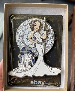 Princess Leia and R2-D2 Deco Dames Pin-on-Pin by Evilgypsy, Limited Edition 65